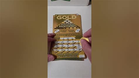 check gold lotto ticket.